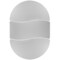 Emma and Oliver 3 Mobile Piece 86" Oval Wave Collaborative Grey Adjustable Activity Table Set